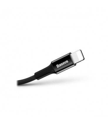 کابل لایتنینگ باسئوس مدل Shining Cable with Jet Metal CALSY-01 طول 1 متر