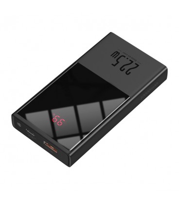 پاوربانک فست شارژ باسئوس مدل PPMN-A01 Super Mini Digital Display با ظرفيت 10000 ميلی آمپر ساعت