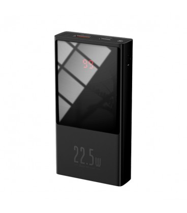 پاوربانک فست شارژ باسئوس مدل PPMN-A01 Super Mini Digital Display با ظرفيت 10000 ميلی آمپر ساعت