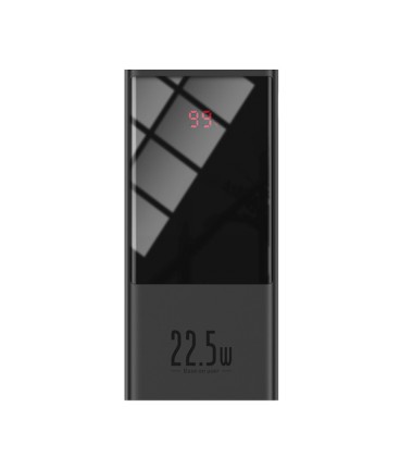 پاوربانک فست شارژ باسئوس مدل PPMN-B01 Super Mini Digital Display با ظرفيت 20000 ميلی آمپر ساعت