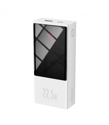 پاوربانک فست شارژ باسئوس مدل PPMN-B01 Super Mini Digital Display با ظرفيت 20000 ميلی آمپر ساعت