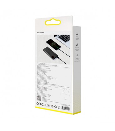 پاوربانک فست شارژ باسئوس مدل Adaman Metal Digital Display QC3.0 PPIMDA-B0A با ظرفيت 10000 ميلی آمپر ساعت