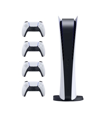 پکیج کنسول بازی سونی مدل PlayStation 5 نسخه دیجیتالی ظرفیت 825 گیگابایت به همراه سه دسته اضافه
