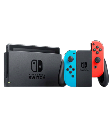 پکیج کنسول بازی نینتندو سوییچ با جوی کان قرمز و آبی