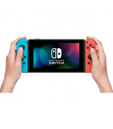 پکیج کنسول بازی نینتندو سوییچ با جوی کان قرمز و آبی