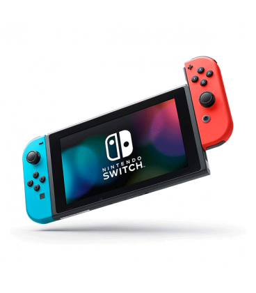 پکیج کنسول بازی نینتندو سوییچ با جوی کان قرمز و آبی