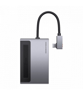 هاب 6 پورت باسئوس مدل Magic Multifunctional Type-C HUB With A Retractable Clip CAHUB-DA0G