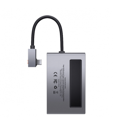 هاب 6 پورت باسئوس مدل Magic Multifunctional Type-C HUB With A Retractable Clip CAHUB-DA0G
