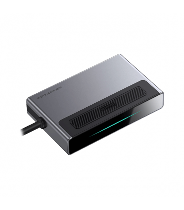 هاب 6 پورت باسئوس مدل Magic Multifunctional Type-C HUB With A Retractable Clip CAHUB-DA0G