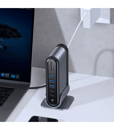 هاب 16 پورت مدل باسئوس Working Station Multifunctional Type-C HUB Adapter CAHUB-AG0G