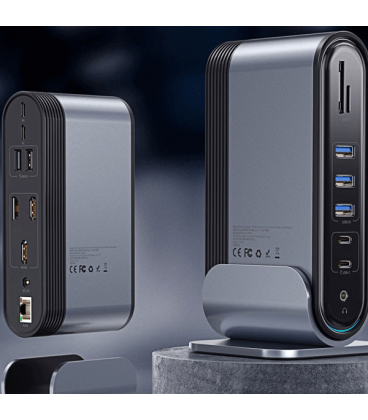 هاب 16 پورت مدل باسئوس Working Station Multifunctional Type-C HUB Adapter CAHUB-AG0G