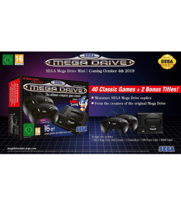 پکیج کنسول بازی سگا مدل مگا درایو مینی