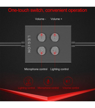 هدفون با سیم گیمینگ لنوو مدل Legion Y660 Pro