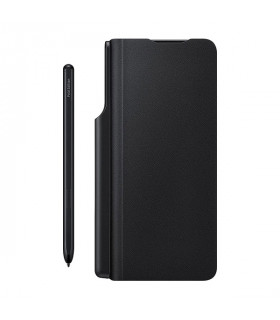 کیف کلاسوری مدل Smart Clear View Cover With S Pen مناسب برای گوشی سامسونگ Galaxy Z Fold3