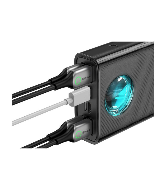 پاوربانک فست شارژ باسئوس مدل  Amblight QC3 PD3 Power Bank PPLG-A01 65W با ظرفيت 30000 ميلی آمپر ساعت