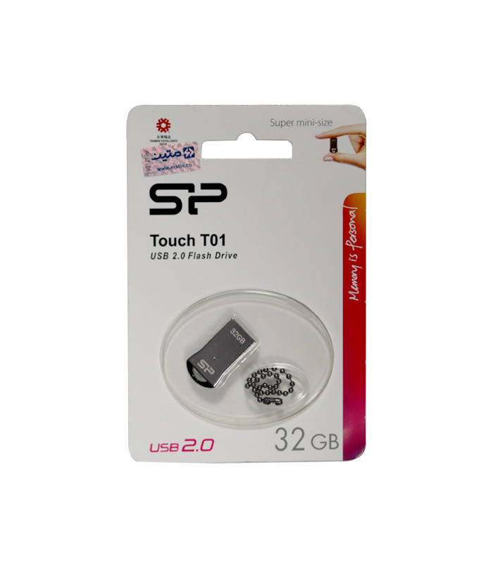 فلش مموری سیلیکون پاور مدل Touch T01 ظرفیت 32 گیگابایت