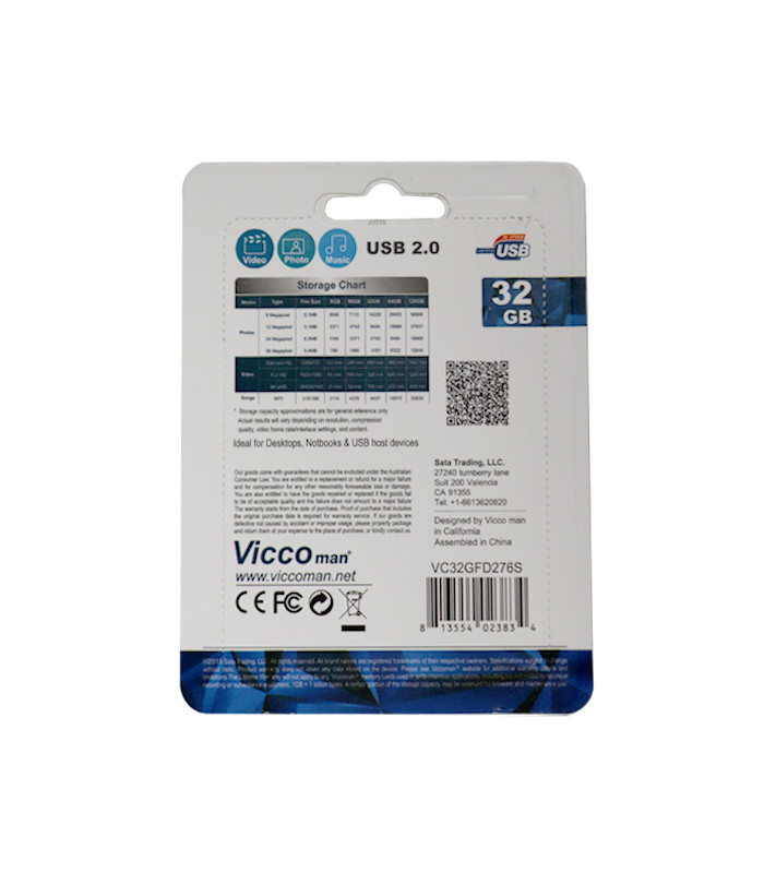 فلش مموری ویکومن مدل VC276 ظرفیت 32 گیگابایت