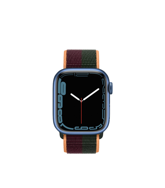 ساعت هوشمند اپل واچ سری 7 مدل Blue Aluminum Case with Sport Loop Band 41mm