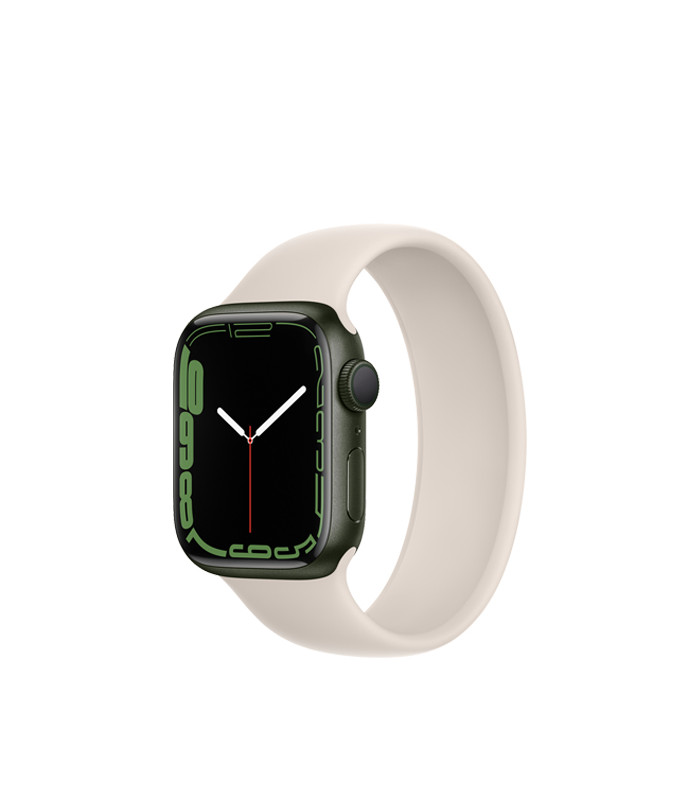 ساعت هوشمند اپل واچ سری 7 مدل Green Aluminum Case with Solo Loop Band 45mm