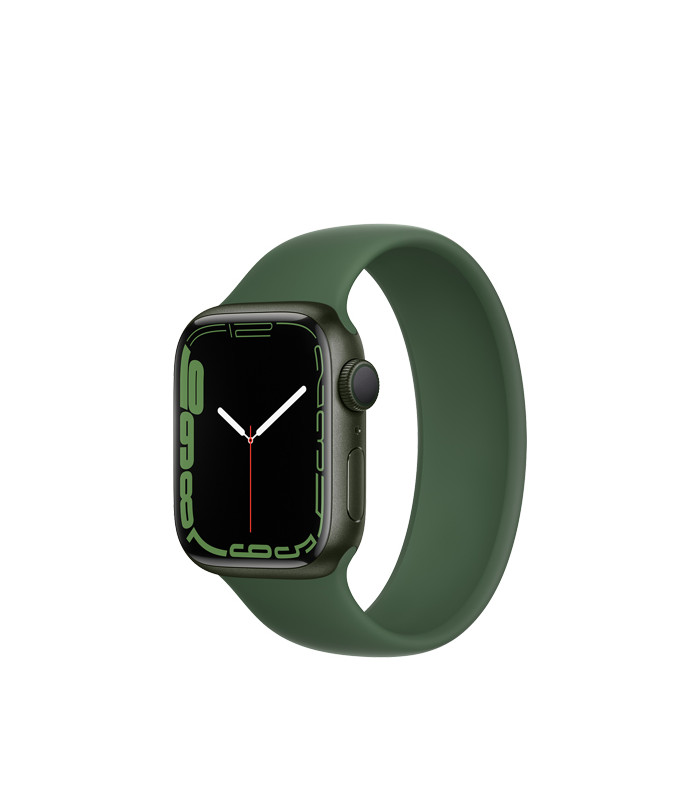 ساعت هوشمند اپل واچ سری 7 مدل Green Aluminum Case with Solo Loop Band 45mm