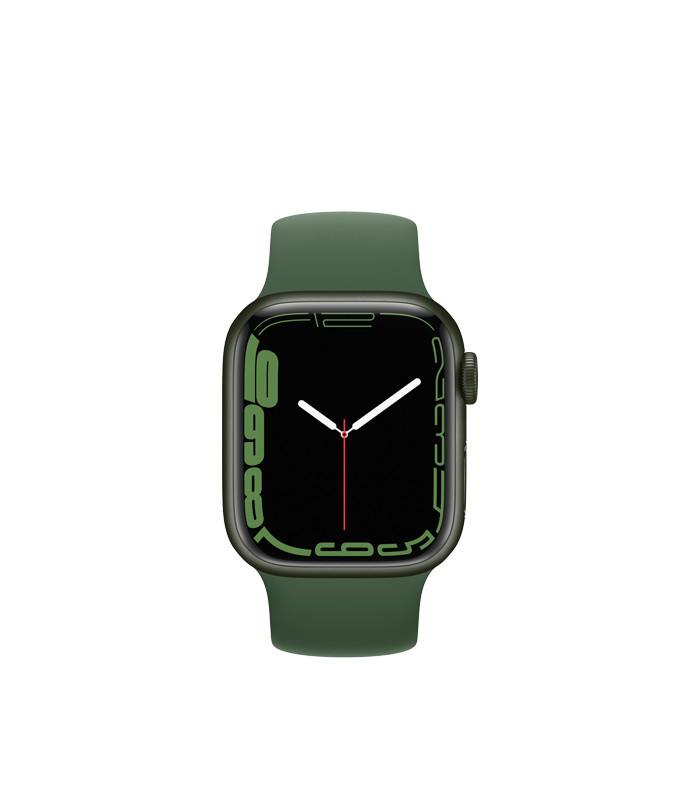 ساعت هوشمند اپل واچ سری 7 مدل Green Aluminum Case with Solo Loop Band 45mm