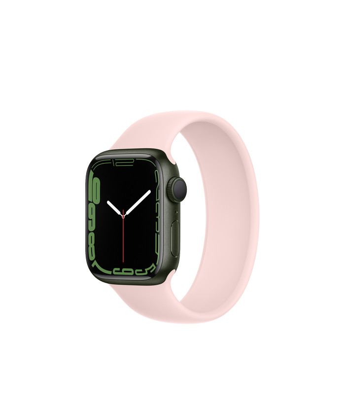 ساعت هوشمند اپل واچ سری 7 مدل Green Aluminum Case with Solo Loop Band 45mm