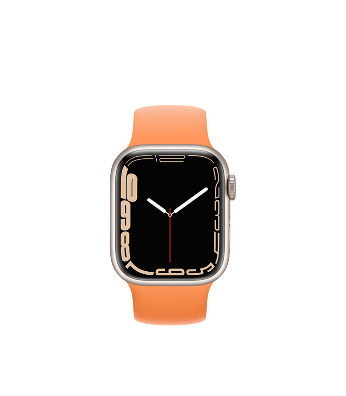 ساعت هوشمند اپل واچ سری 7 مدل Starlight Aluminum Case with Solo Loop Band 41mm