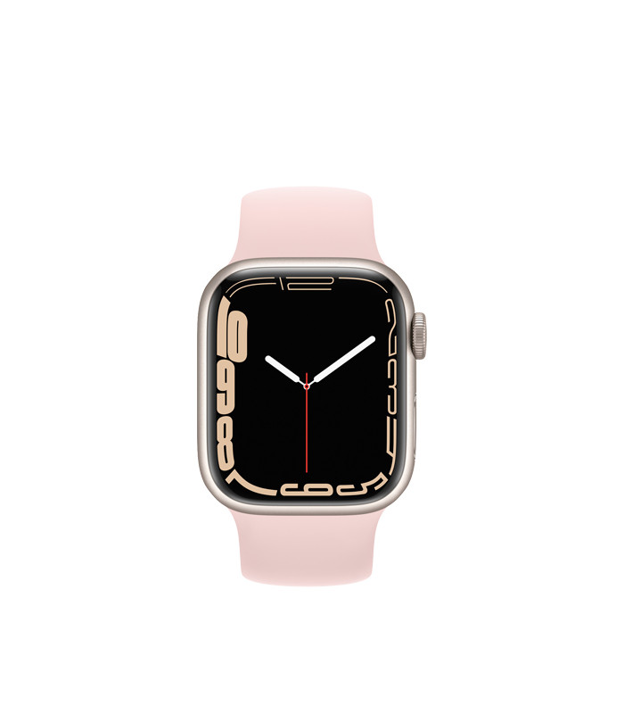 ساعت هوشمند اپل واچ سری 7 مدل Starlight Aluminum Case with Solo Loop Band 41mm