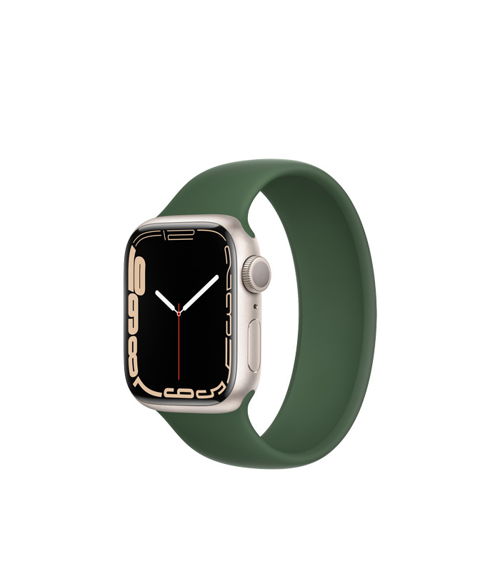 ساعت هوشمند اپل واچ سری 7 مدل Starlight Aluminum Case with Solo Loop Band 41mm