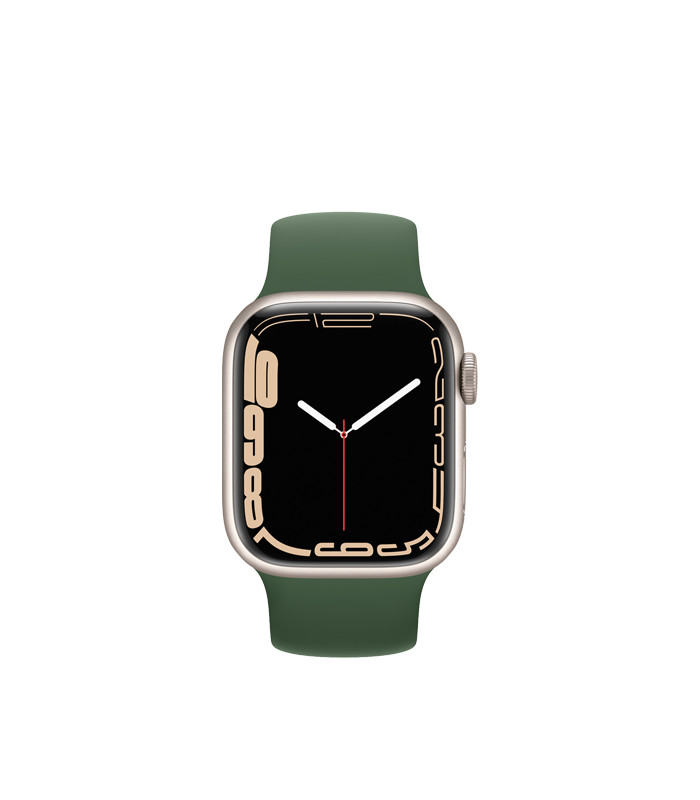 ساعت هوشمند اپل واچ سری 7 مدل Starlight Aluminum Case with Solo Loop Band 41mm