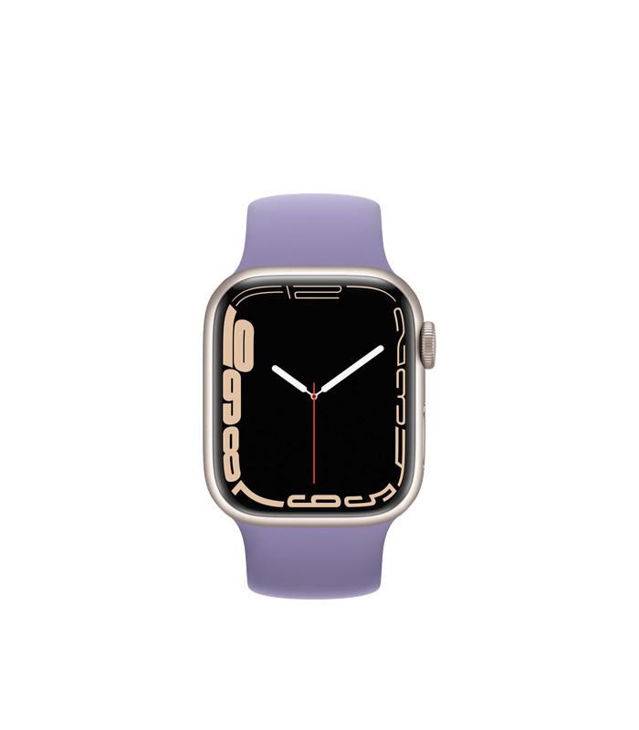 ساعت هوشمند اپل واچ سری 7 مدل Starlight Aluminum Case with Solo Loop Band 41mm