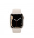 ساعت هوشمند اپل واچ سری 7 مدل Starlight Aluminum Case with Solo Loop Band 45mm