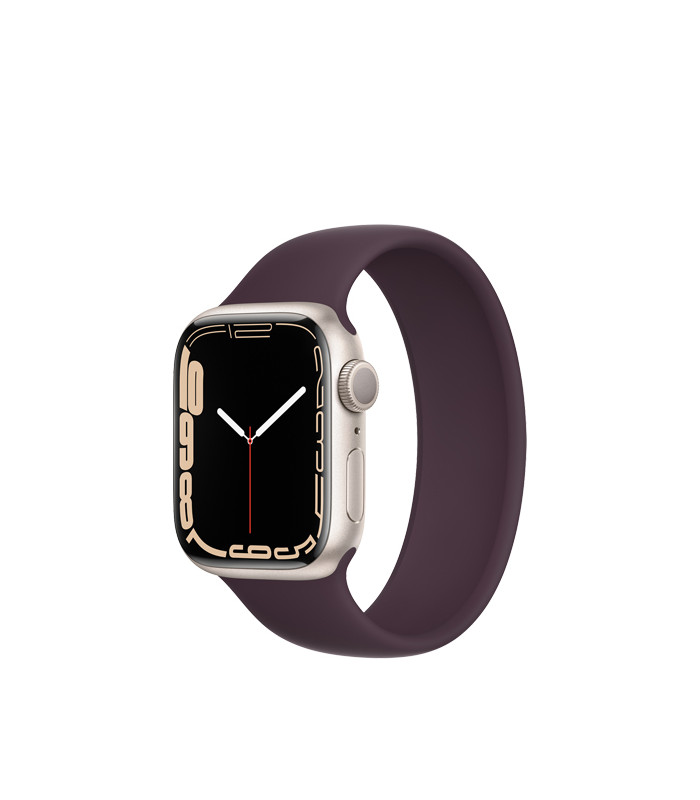 ساعت هوشمند اپل واچ سری 7 مدل Starlight Aluminum Case with Solo Loop Band 45mm