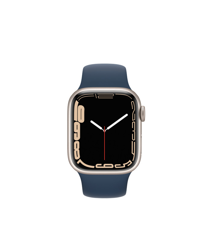 ساعت هوشمند اپل واچ سری 7 مدل Starlight Aluminum Case with Sport Band 41mm