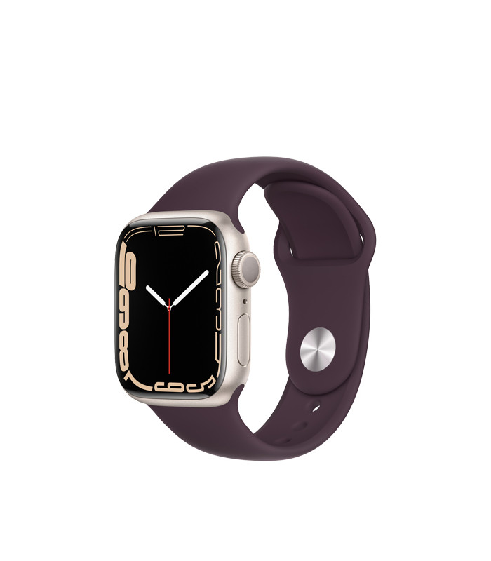 ساعت هوشمند اپل واچ سری 7 مدل Starlight Aluminum Case with Sport Band 41mm