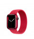 ساعت هوشمند اپل واچ سری 7 مدل Red Aluminum Case with Braided Solo Loop Band 41mm