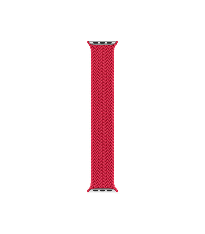 ساعت هوشمند اپل واچ سری 7 مدل Red Aluminum Case with Braided Solo Loop Band 41mm