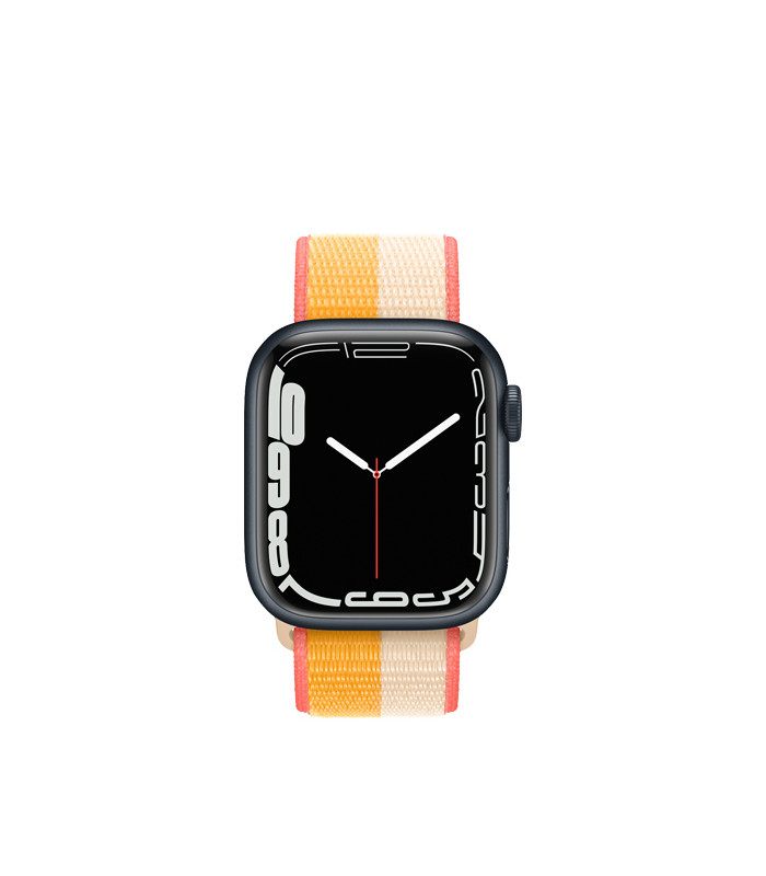 ساعت هوشمند اپل واچ سری 7 مدل Midnight Aluminum Case with Sport Loop Band 41mm