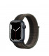 ساعت هوشمند اپل واچ سری 7 مدل Midnight Aluminum Case with Sport Loop Band 45mm