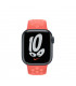 ساعت هوشمند اپل واچ نایک سری 7 مدل Midnight Aluminum Case with Nike Sport Band 41mm
