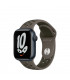 ساعت هوشمند اپل واچ نایک سری 7 مدل Midnight Aluminum Case with Nike Sport Band 41mm