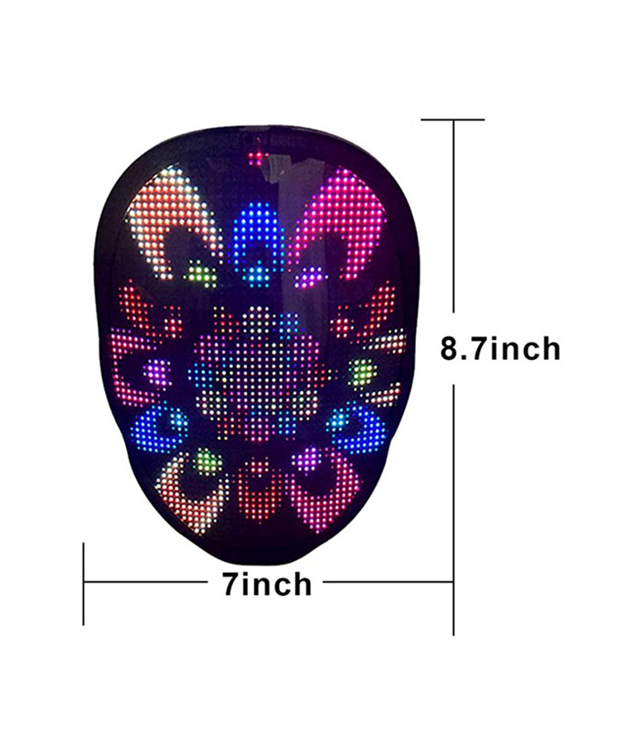 ماسک صورت LED مدل Shining App Mask