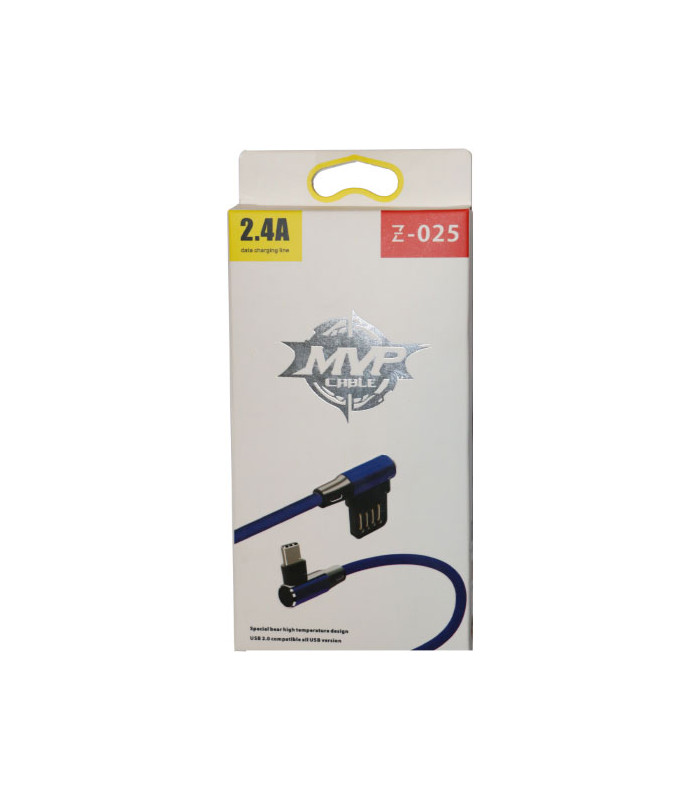 کابل USB به Type-C ام وی پی مدل Z-025 طول 1 متر
