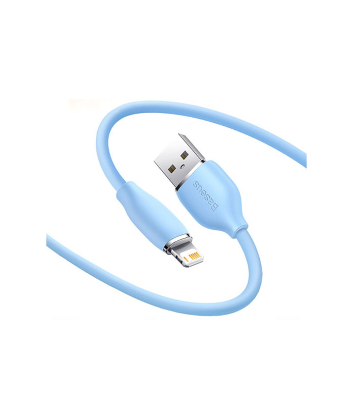 کابل Lightning باسئوس مدل Jelly Liquid Silica Gel طول 2 متر