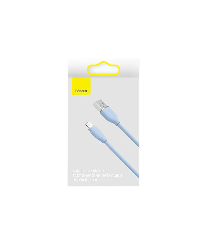 کابل Lightning باسئوس مدل Jelly Liquid Silica Gel طول 2 متر