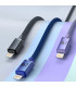 کابل Lightning باسئوس مدل Crystal Shine Fast Charging Data طول 1.2 متر