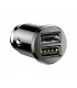 شارژر فندکی دو پورت باسئوس مدل Grain Car Charger CCALL-ML01