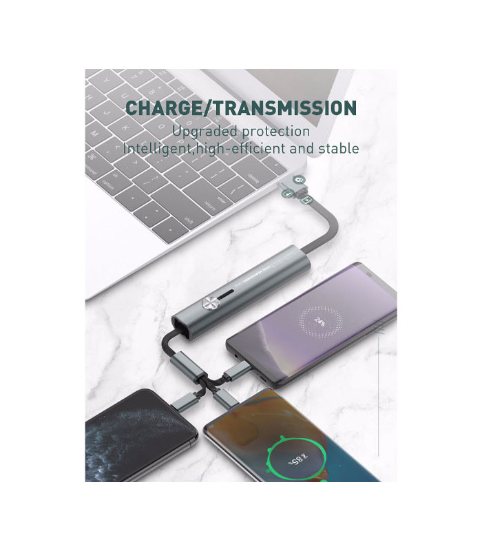 کابل سه سر الدینیو مدل LDNIO LC99  3 in 1 Stick Management طول 30 سانتی متر