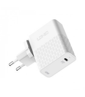 شارژر دیواری فست شارژ الدینیو مدل A1405C 40W همراه کابل