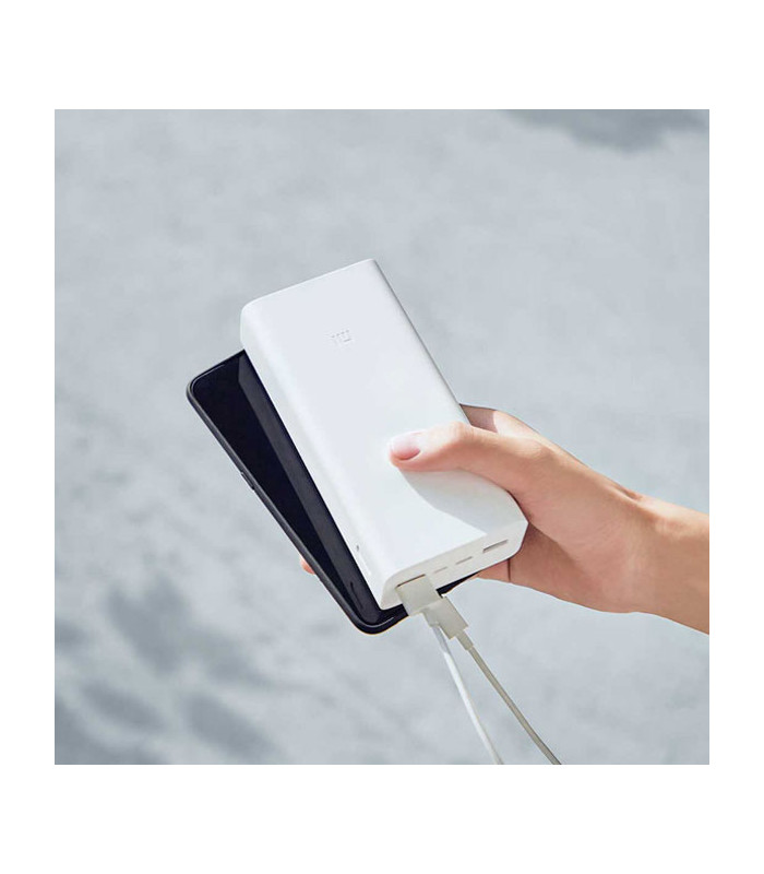 پاوربانک شیائومی مدل Mi power Bank 3 Quick Charge Edition PB3018ZM با ظرفیت 30000 میلی آمپر